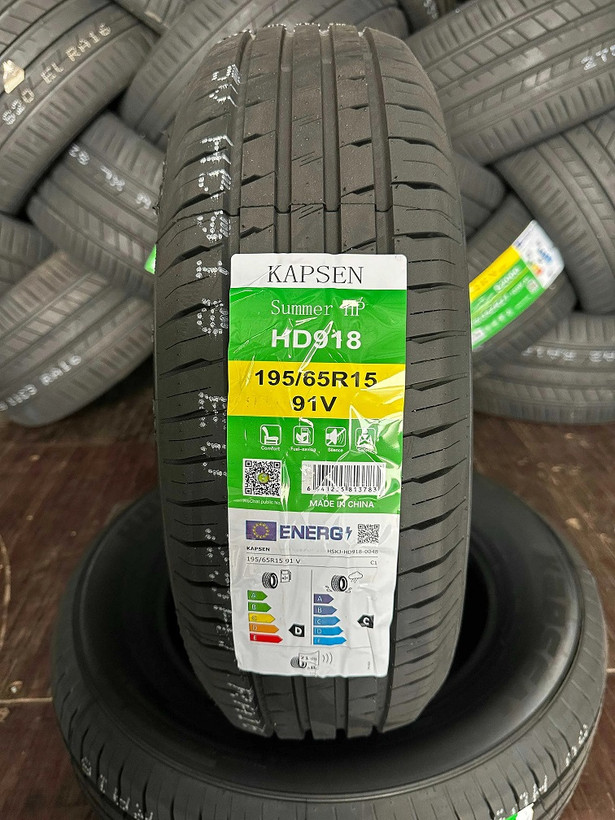 لاستیک 195/65/15 کپسن Kapsen HD918 تاریخ 2026 (2 حلقه)