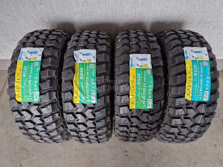 لاستیک 245/70/16 کپسن Kapsen PracticalMax M/T RS25 (4 حلقه)