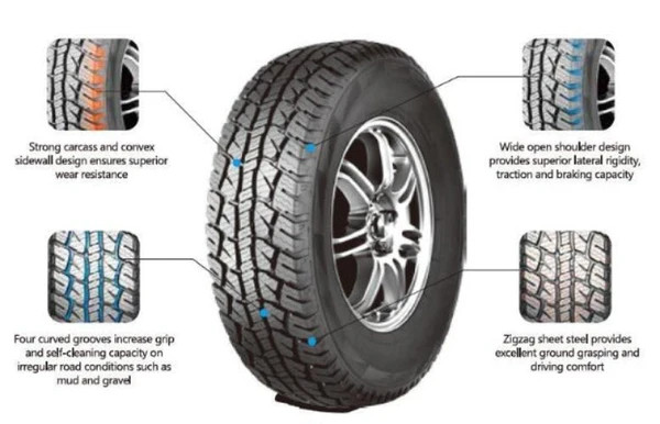 لاستیک 265/75/16 هیلو X-Terrain-XT1 Hilo 10PR