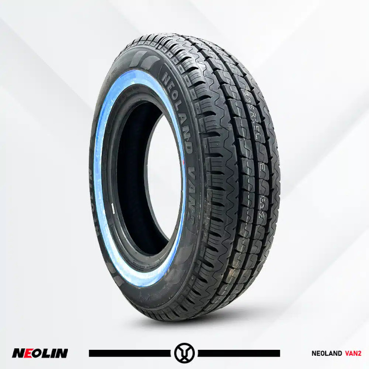 لاستیک 205/75/14 نئولین NEOLAND VAN2 8PR دور سفید