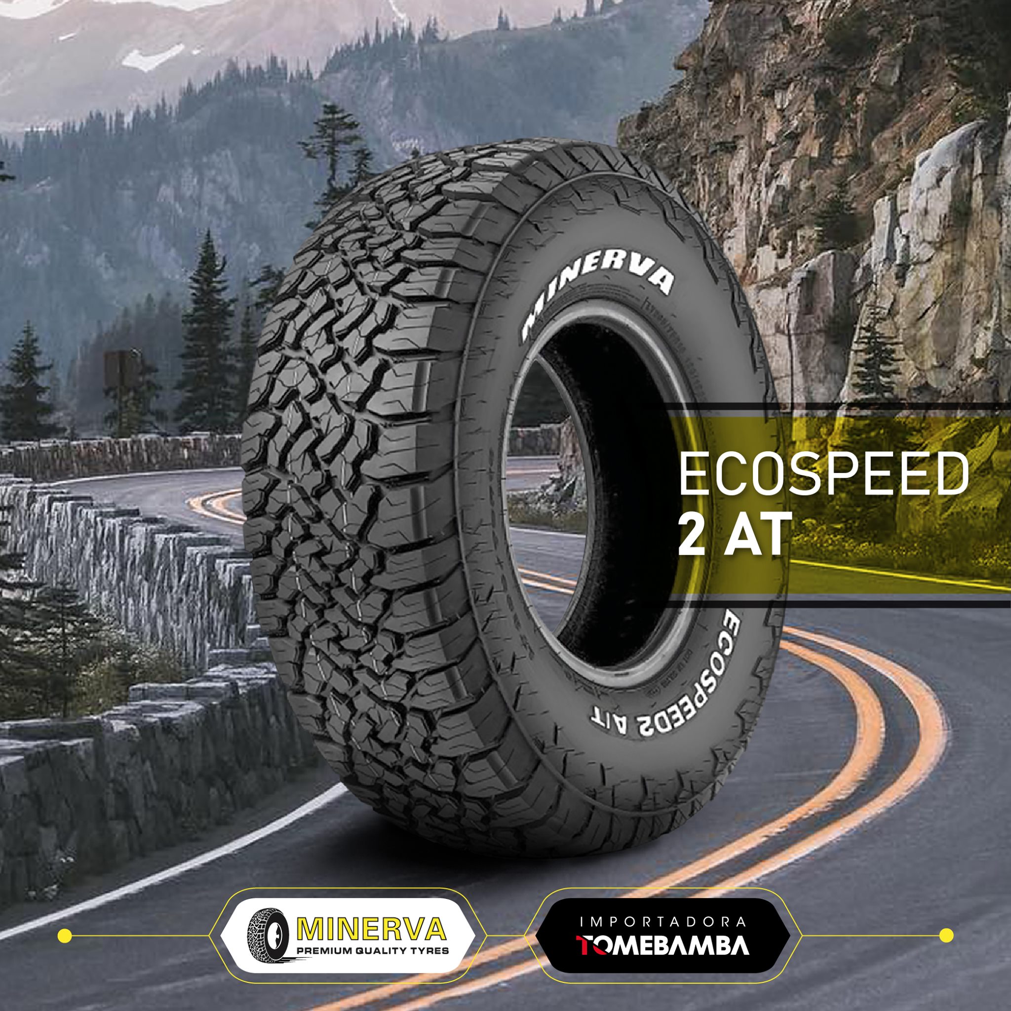 لاستیک 265/65/17 مینروا Minerva Eco Speed 2 A/T BF