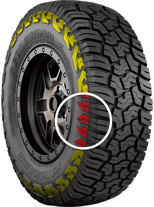 لاستیک 265/65/17 یوکوهاما Yokohama GEOLANDER X-AT (4 حلقه)