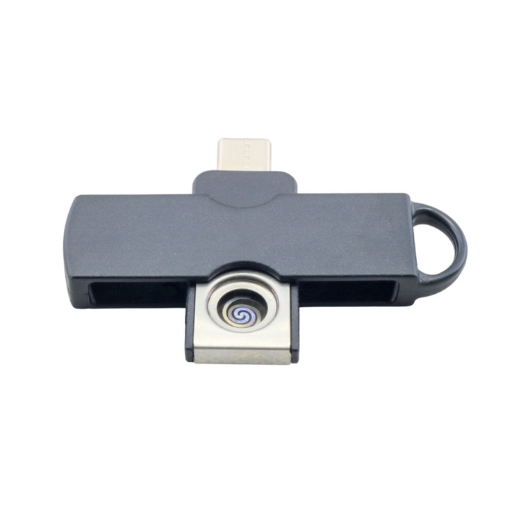 فندک الکترونیکی المنتی OTG جیبی تاشو با ورودی Type-C