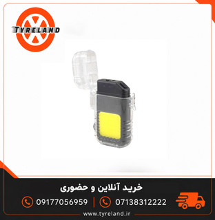 چراغ قوه فندک دار شارژی جیبی COB با ورودی Type-C مدل Flashlight