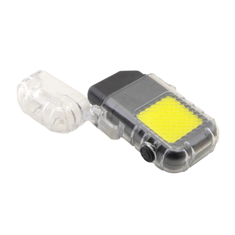 چراغ قوه فندک دار شارژی جیبی COB با ورودی Type-C مدل Flashlight