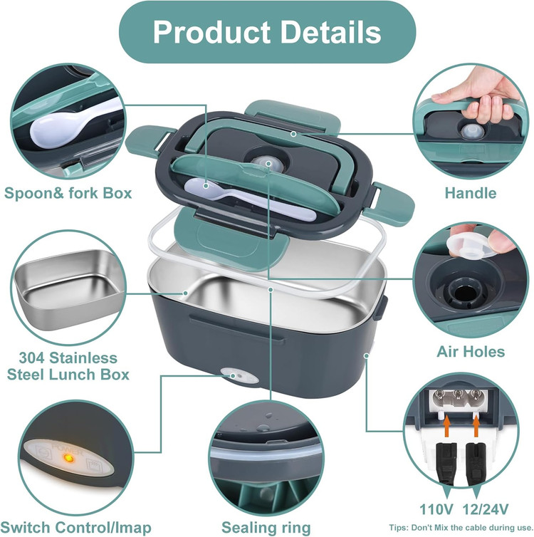 ظرف غذای برقی مدل DFH-001 Steel