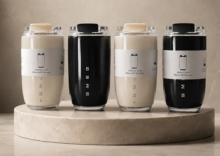 تراول ماگ SMEG اصلی 240 میل