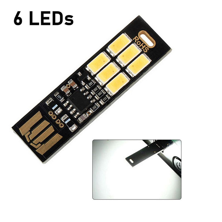 ماژول لامپ LED لمسی دیمر دار USB سفید
