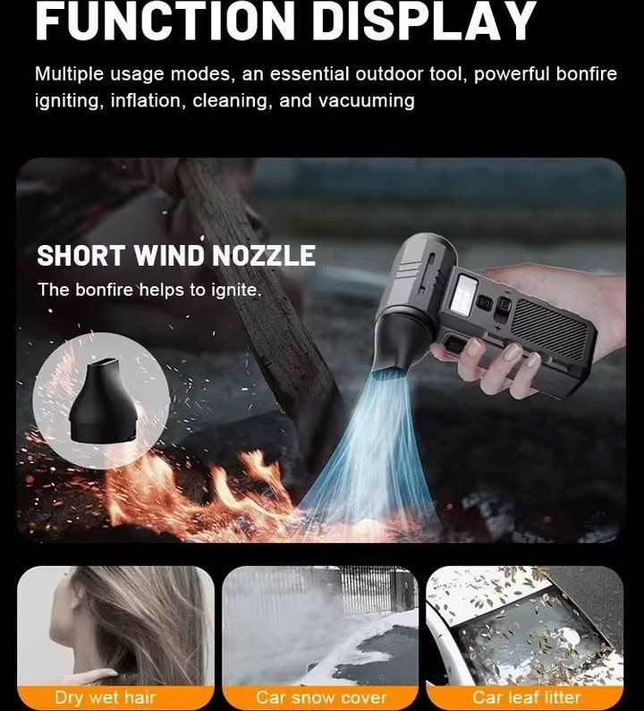 سوپر جت فن و جارو شارژی Violent Fan مدل F028