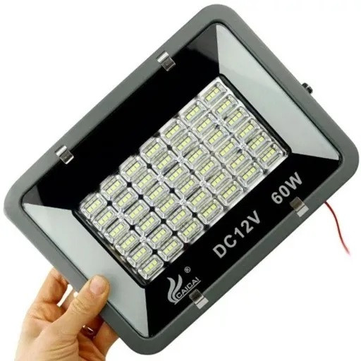 پروژکتور با مارک CAICAI مدلIP66 توان 60 وات ۱۲ ولت