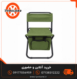 صندلی تاشو کمپینگ مدل کول باکس دار